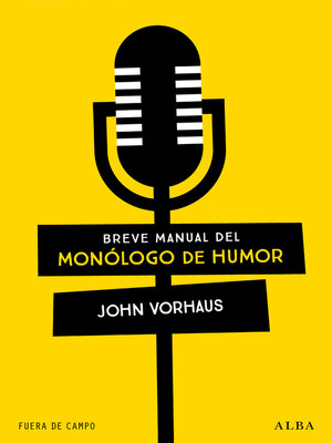 cover image of Breve manual del monólogo de humor